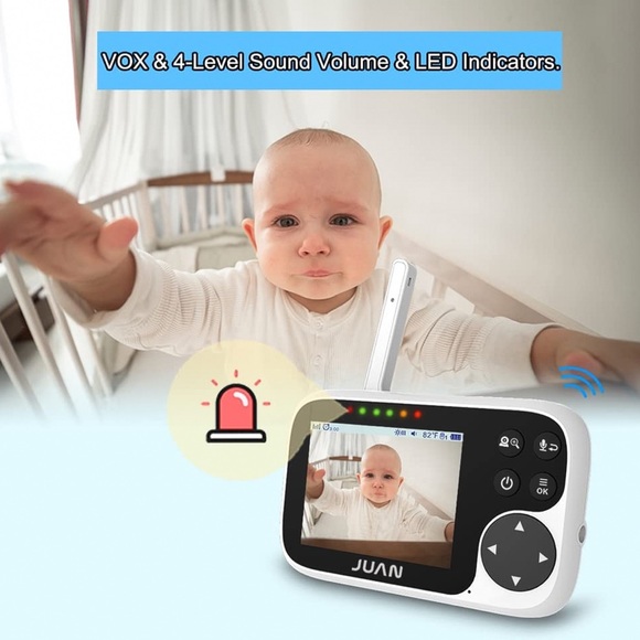 Baby/Pet/Surveillance Camera w/ 5” LCD Color Monitor, No Wi-Fi or App Needed - Picture 4 of 8